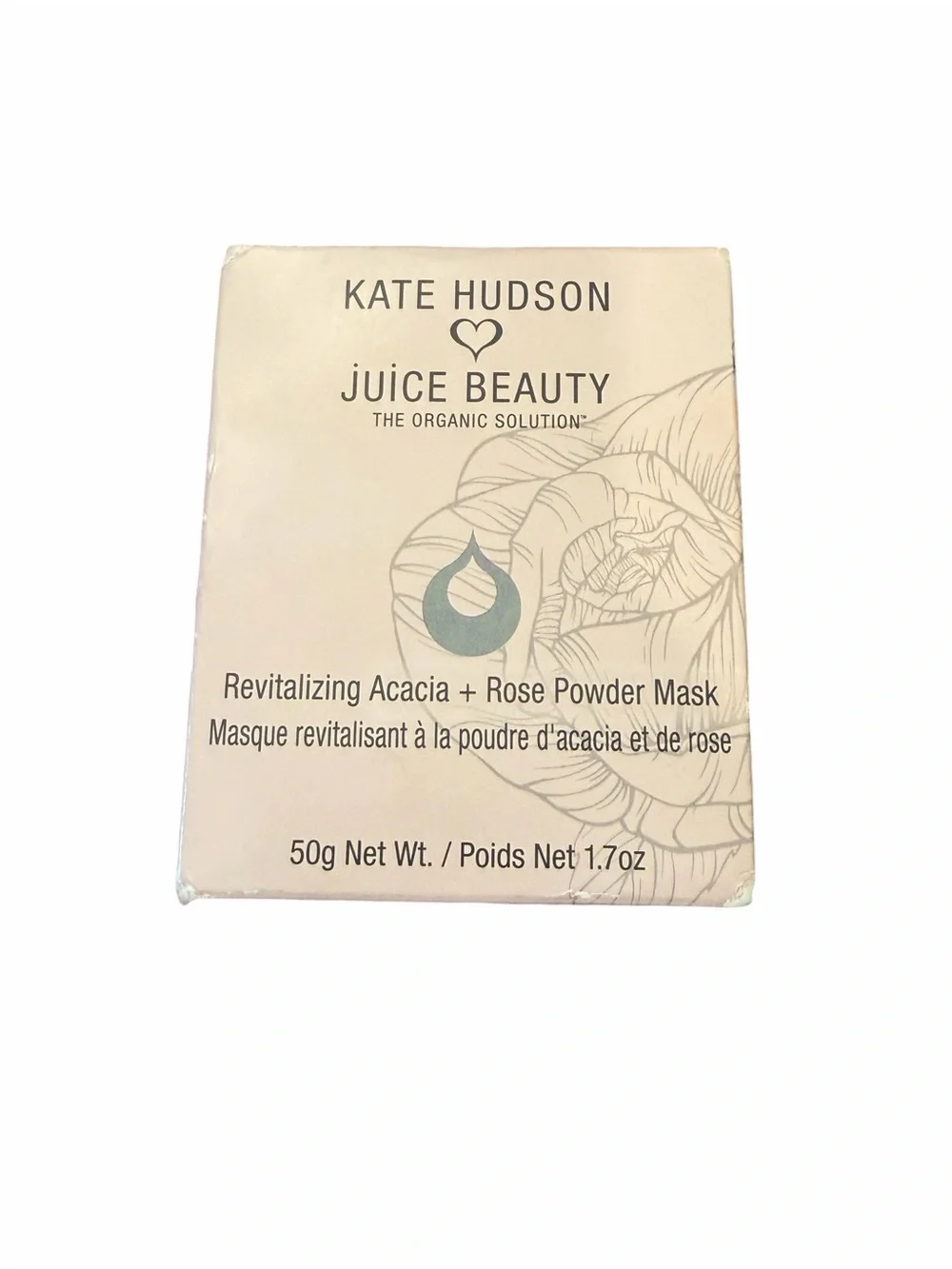Kate Hudson Juice Beauty Revitalizing Acacia & Rose Powder Mask‎ 1.7 oz. NEW